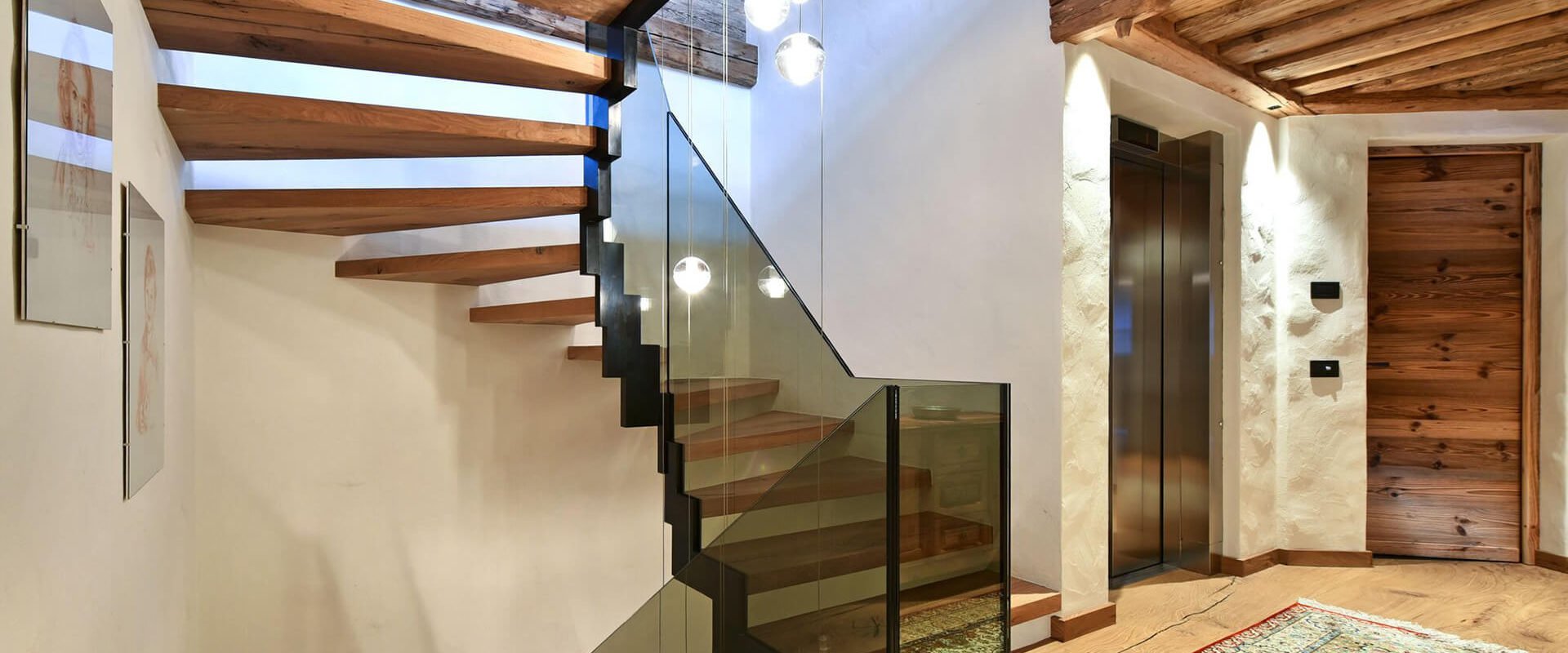 holz glas treppe